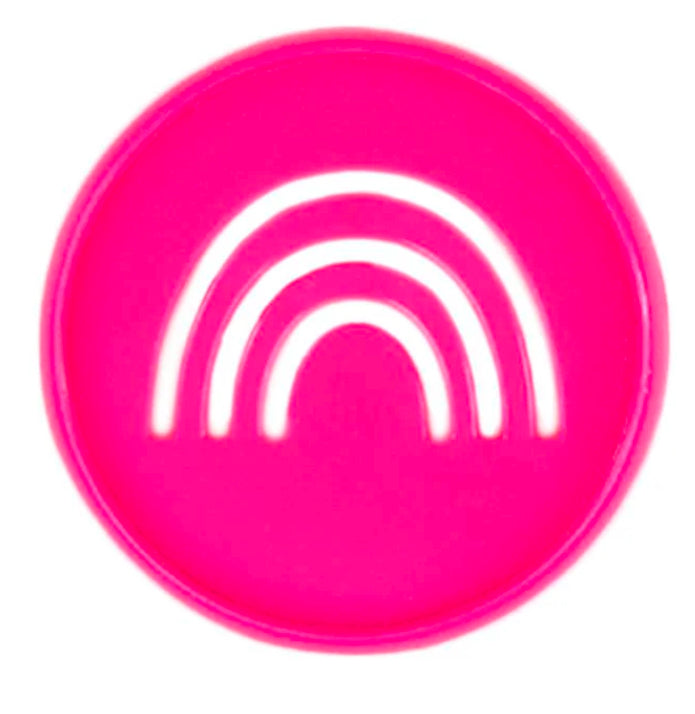 Discos Medianos Plásticos con Arco iris - 11 Piezas