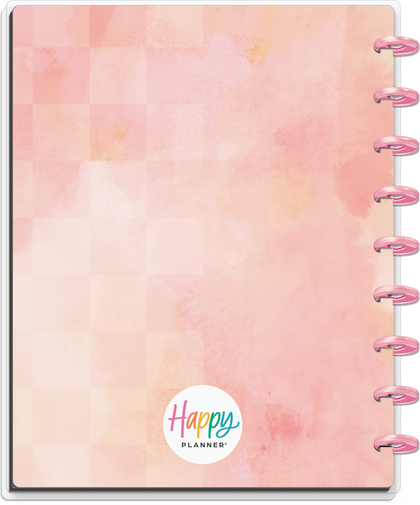 Textured Canvas Happy Planner Classic Notebook – 60 Hojas Dotted Lined
