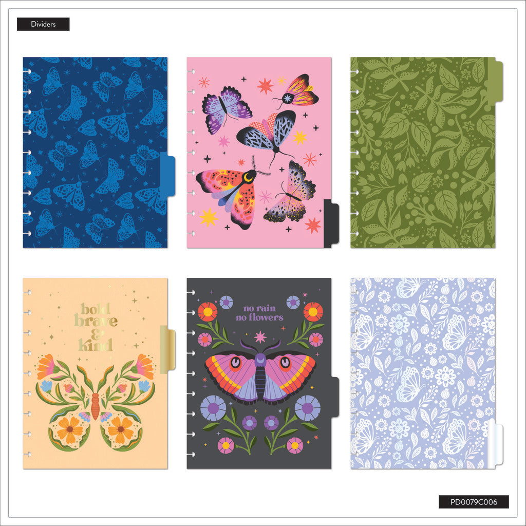 Mystic Blooms Classic Planner Horizontal 12 Meses sin Fecha