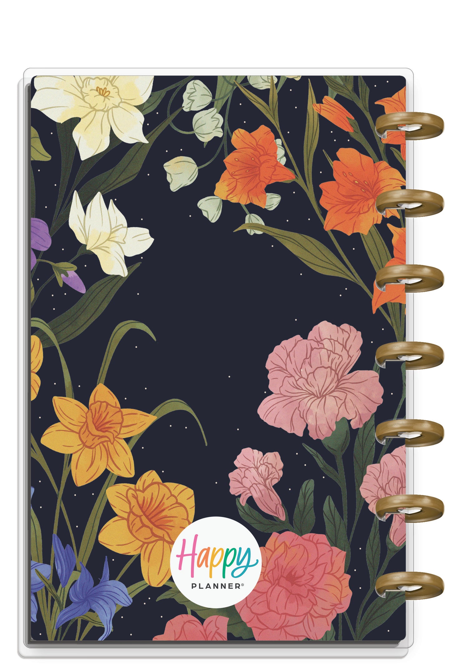 Dark Garden Happy Planner Mini 12 Meses Fechado 2026 – Dashboard