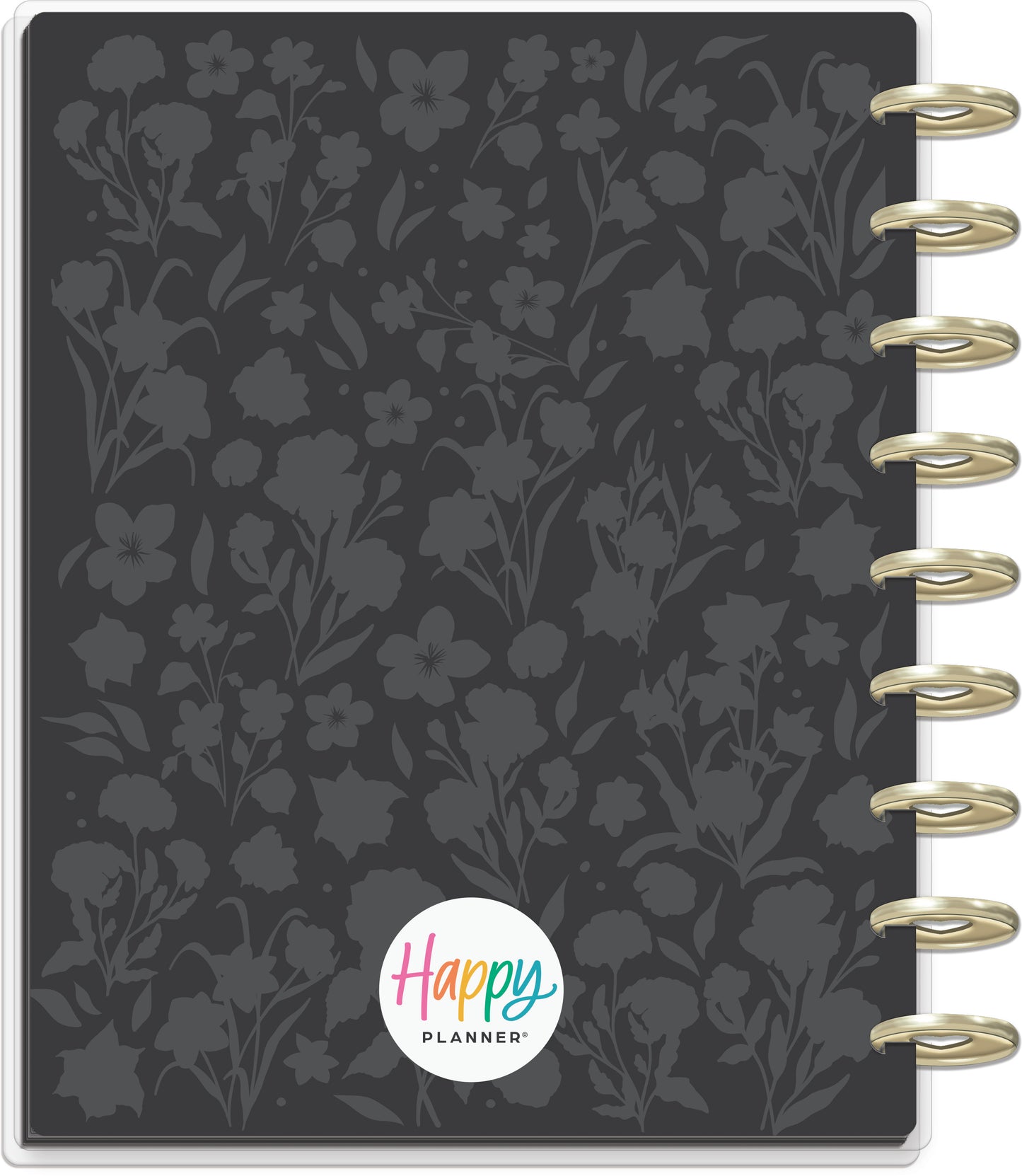 Dark Garden Happy Planner Classic Deluxe 12 Meses Fechado 2026 – Vertical