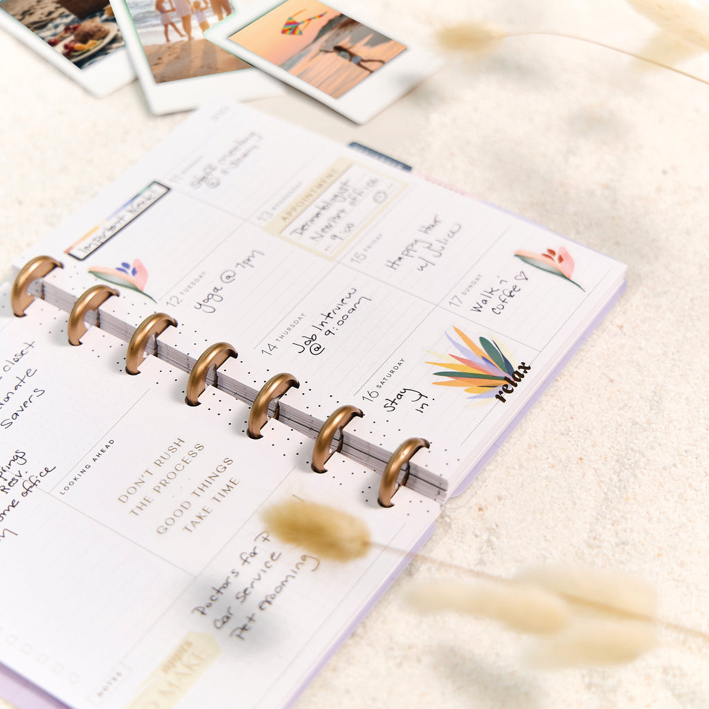 Serene Shapes Planner Dashboard Mini 12 Meses