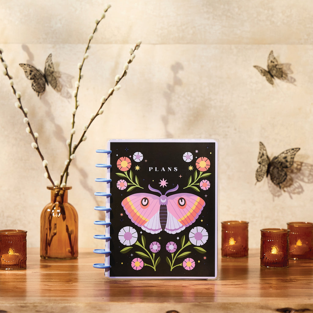Mystic Blooms Classic Planner Horizontal 12 Meses sin Fecha