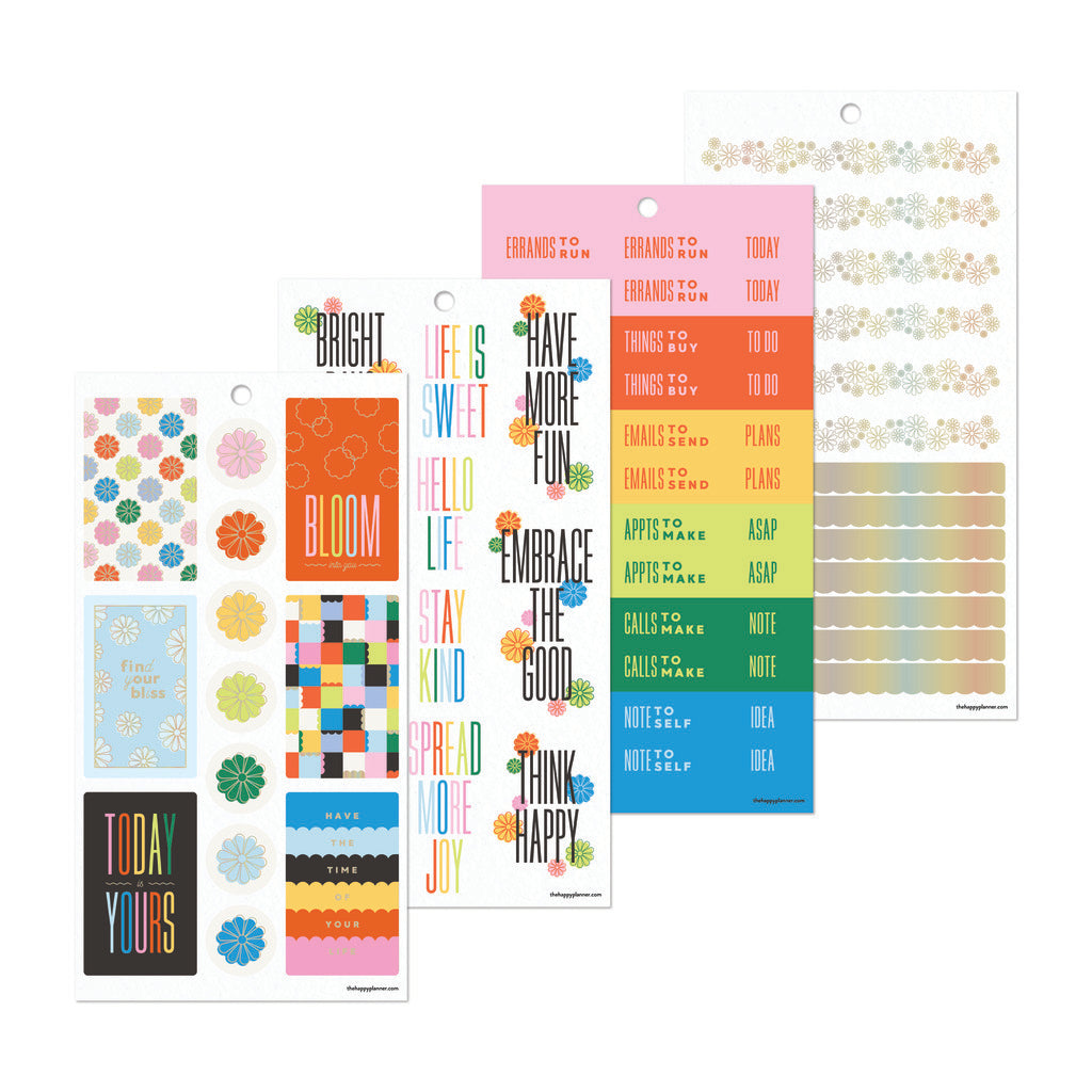 Optimistic Brights Classic 30 Sheet Sticker Value Pack