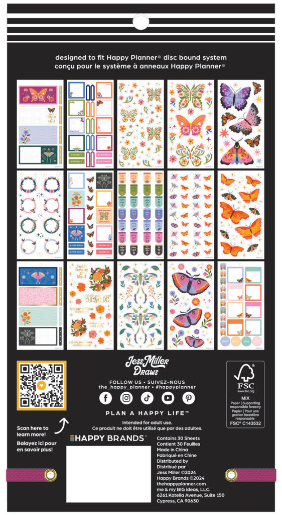Mystic Blooms Classic 30 Sheet Sticker Value Pack