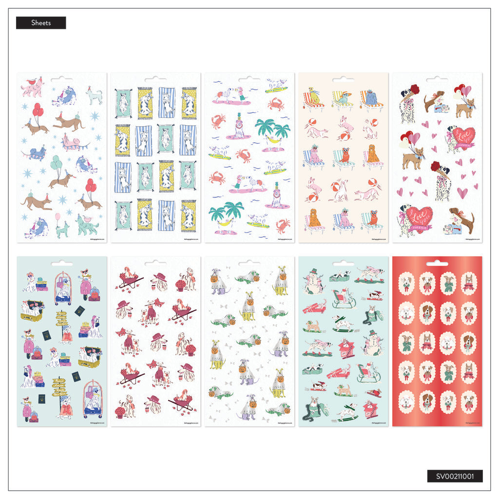 Paws-itive Year 10 Sheet Sticker Value Pack