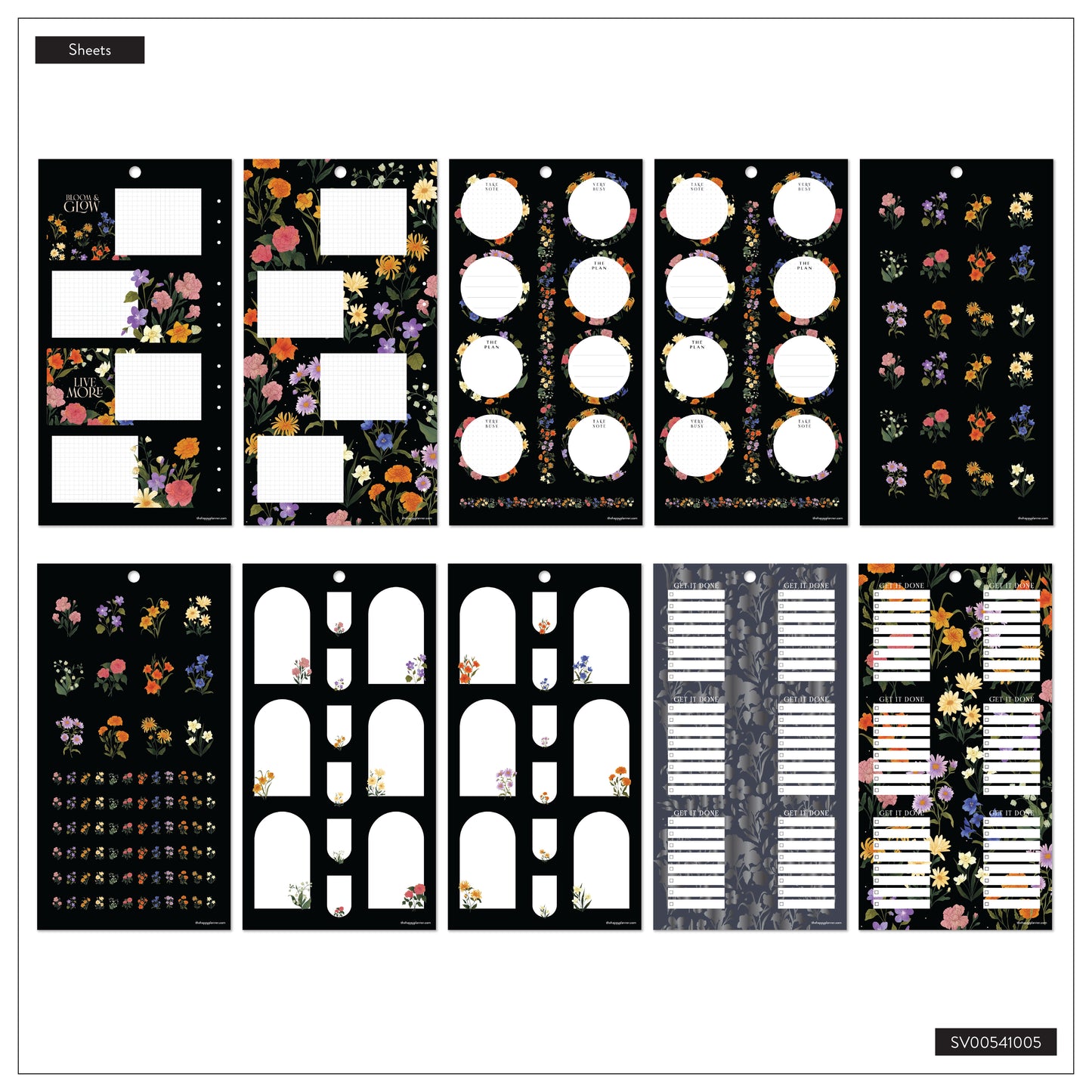 Dark Garden Classic 30 Sheet Sticker Value Pack - PREVENTA