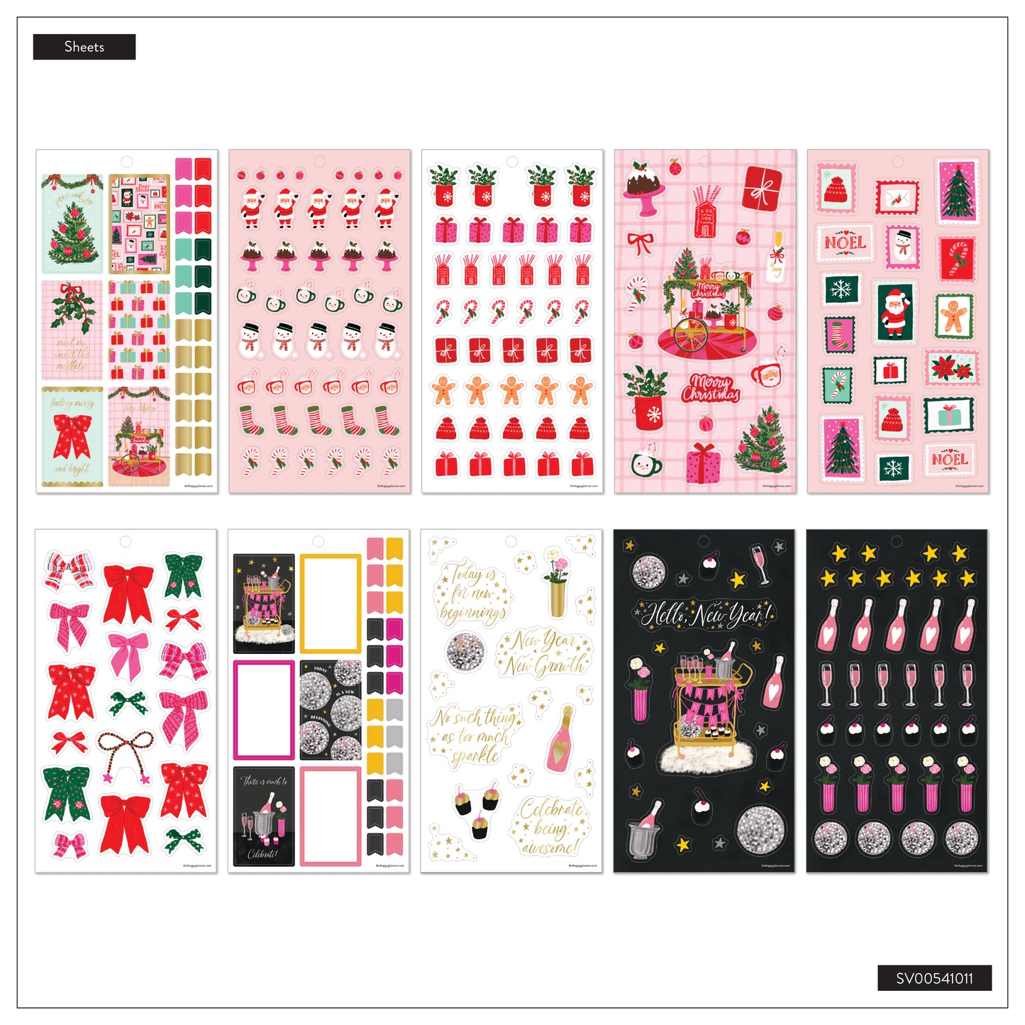 Winter Charm Classic 30 Sheet Sticker Value Pack - PREVENTA