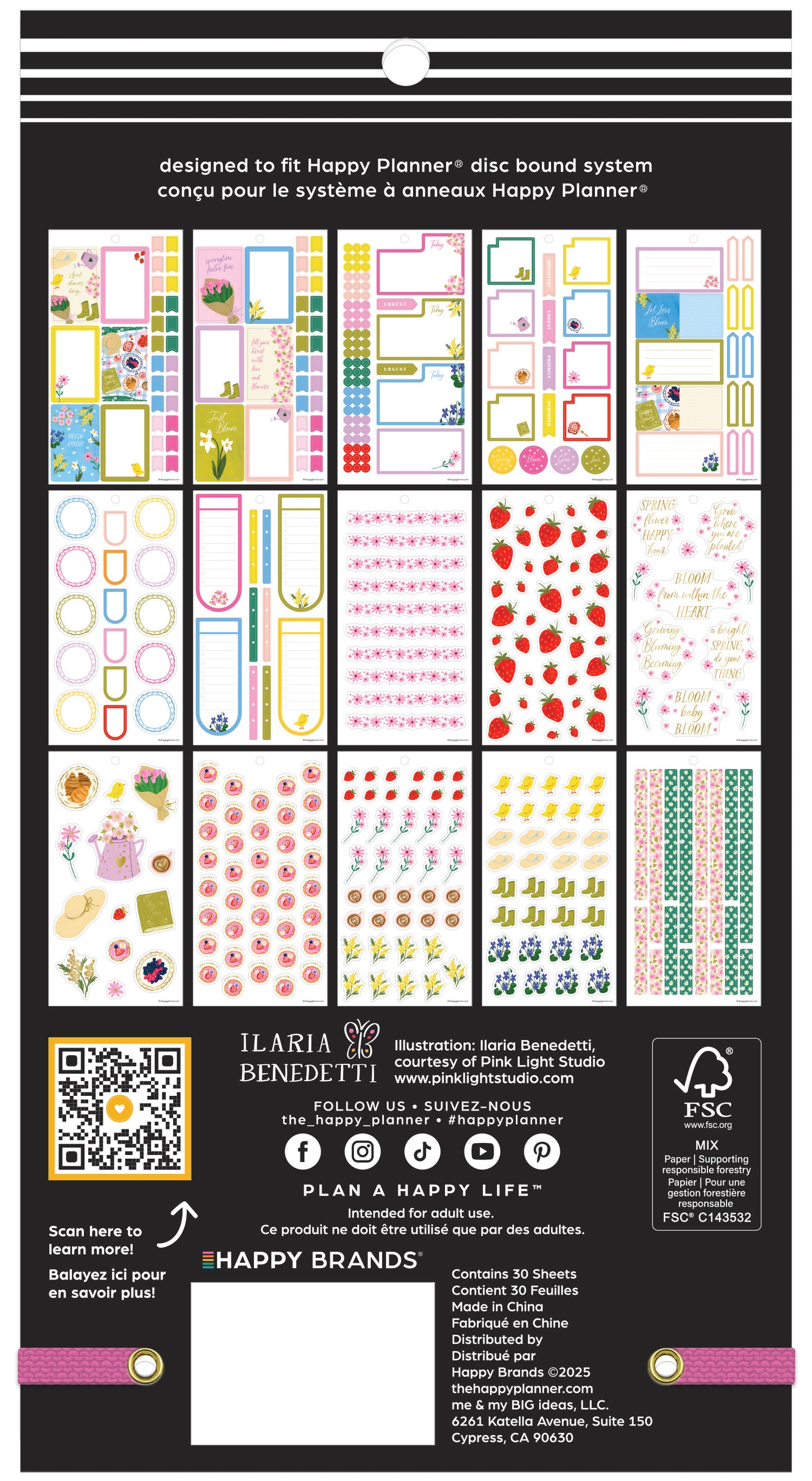 Spring Charm Classic 30 Sheet Sticker Value Pack - PREVENTA
