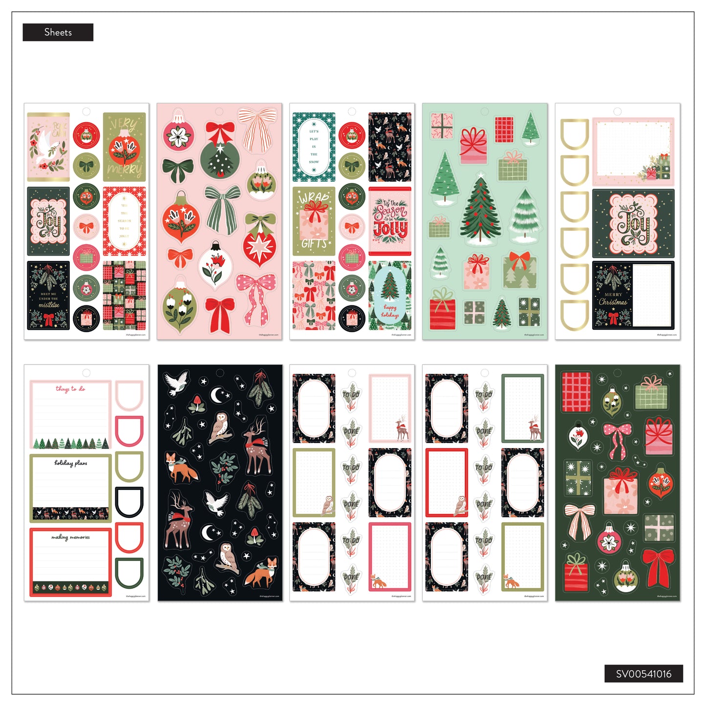Christmas Classic 30 Sheet Sticker Value Pack - PREVENTA