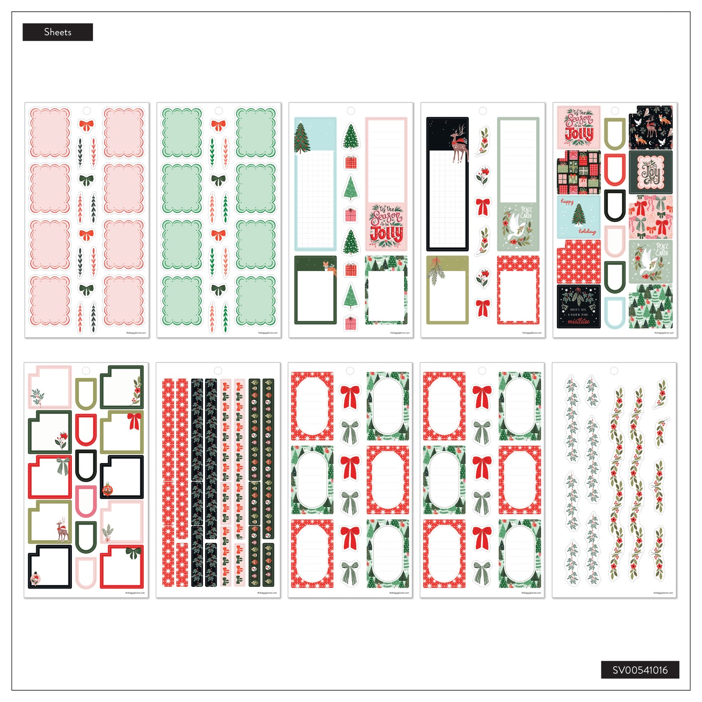 Christmas Classic 30 Sheet Sticker Value Pack - PREVENTA