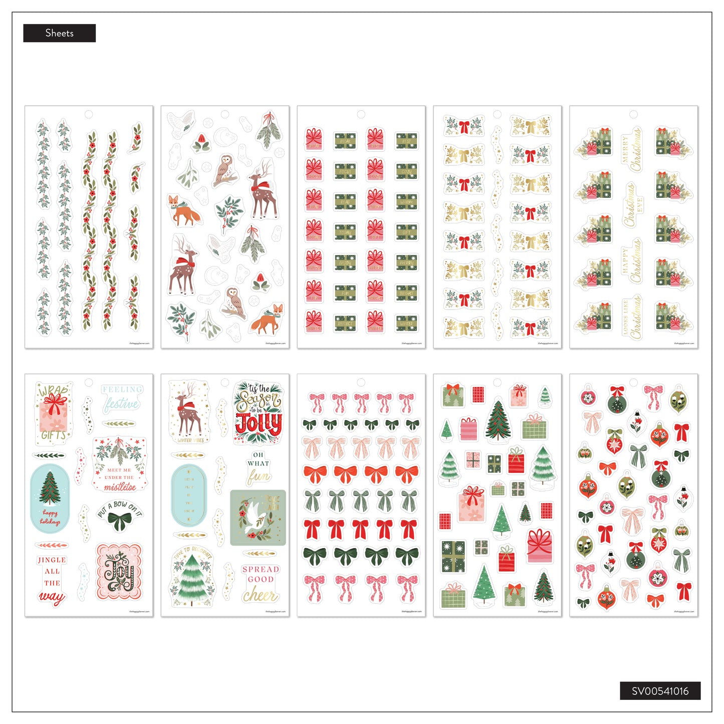 Christmas Classic 30 Sheet Sticker Value Pack - PREVENTA
