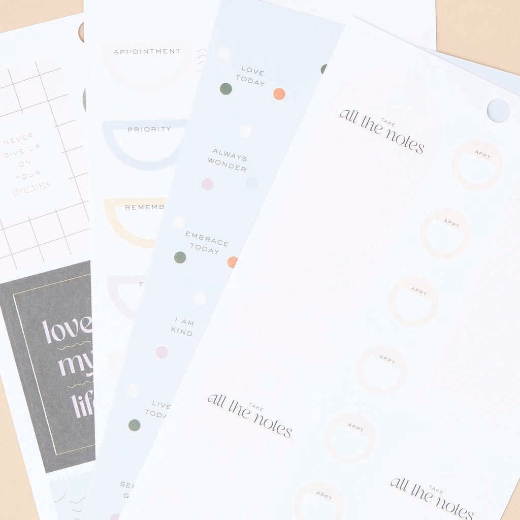 Happy Planner Mauve & Moss Classic 30 Sheet Sticker Value Pack