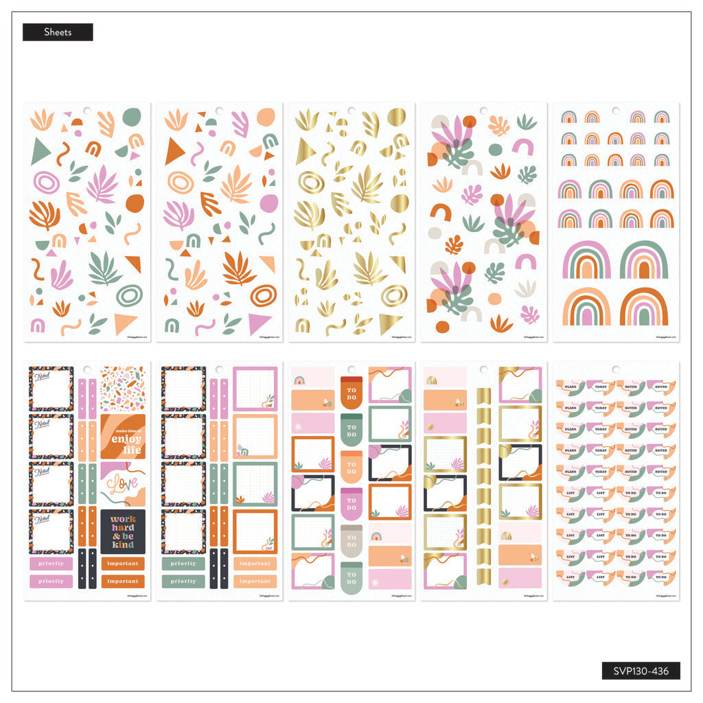Happy Planner Playful Modern Classic 30 Sheet Sticker Value Pack