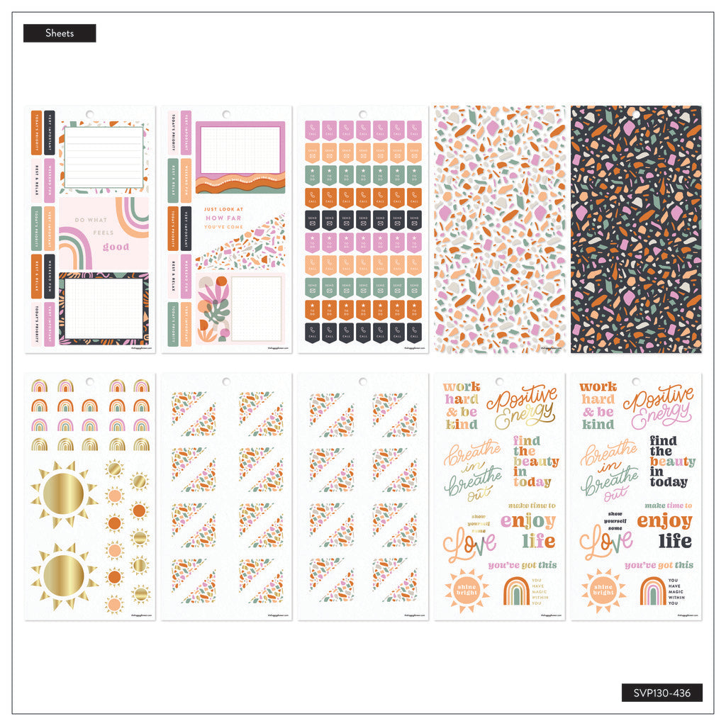 Happy Planner Playful Modern Classic 30 Sheet Sticker Value Pack