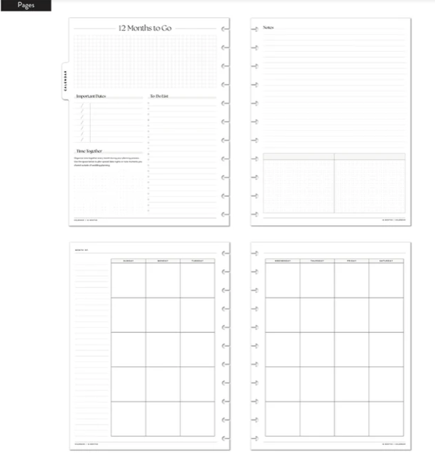 I Do Edición Matrimonio - Big Planner Sin Fecha 12 meses