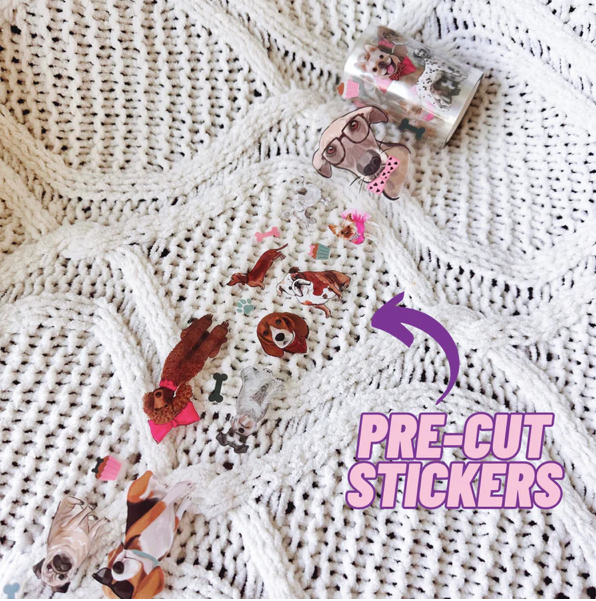 Rongrong Pet Tape Dog - Perros Rollo