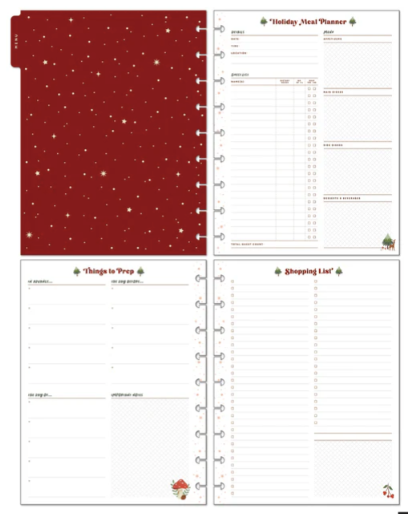 Woodland Seasons Extensión Planner