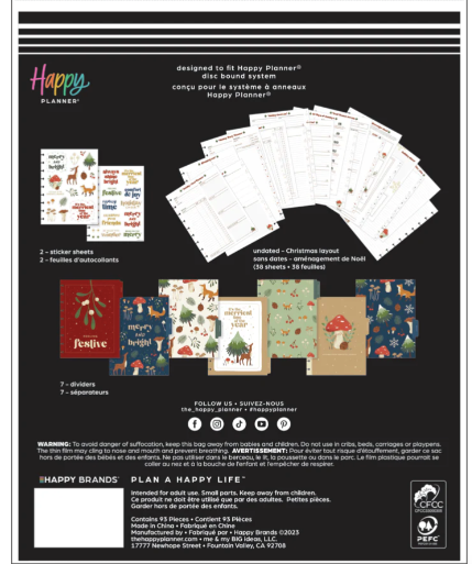 Woodland Seasons Extensión Planner