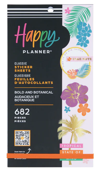 Bold and Botanical Sticker Book