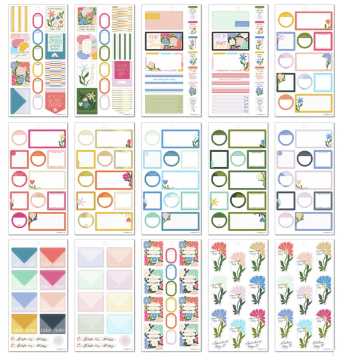 Poppy Piping Classic 30 Sheet Sticker Pack