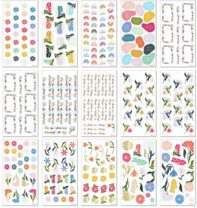Poppy Piping Classic 30 Sheet Sticker Pack