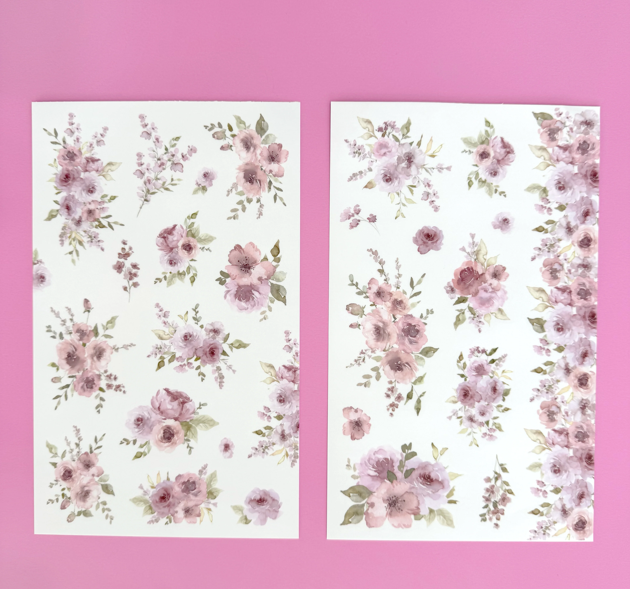 NEUTRAL FLORALS STICKER BOOK