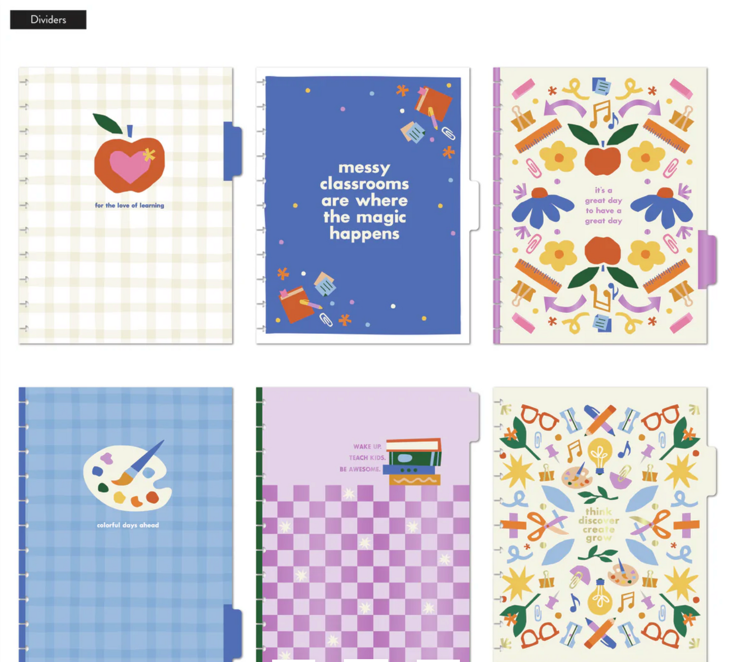 Heart Work Big Teacher Planner - Sin fecha