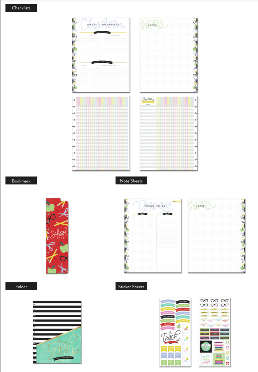 School Days - Big Teacher Accessory Pack