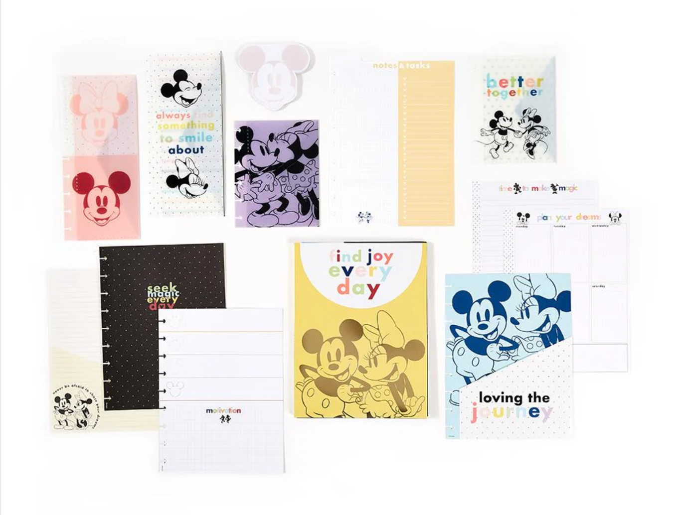 Disney© Mickey Mouse & Minnie Mouse Joy Colorblock Classic Planner Companion