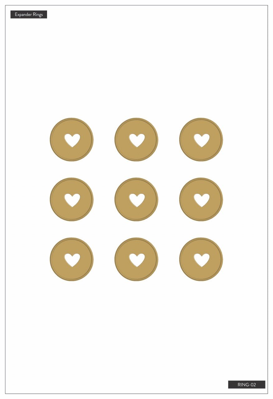 Discos Expansores Plásticos Dorado - Bera Papier