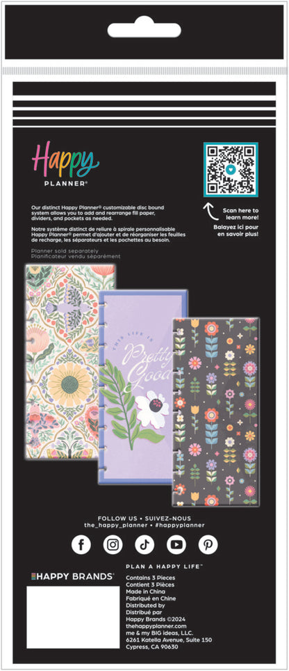 Happy Planner Brilliant Garden Pack 3 Sobres