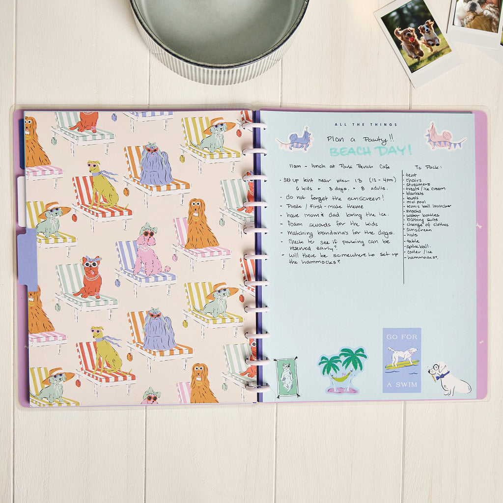 Paws-itive Year Big Disc Bound Notebook