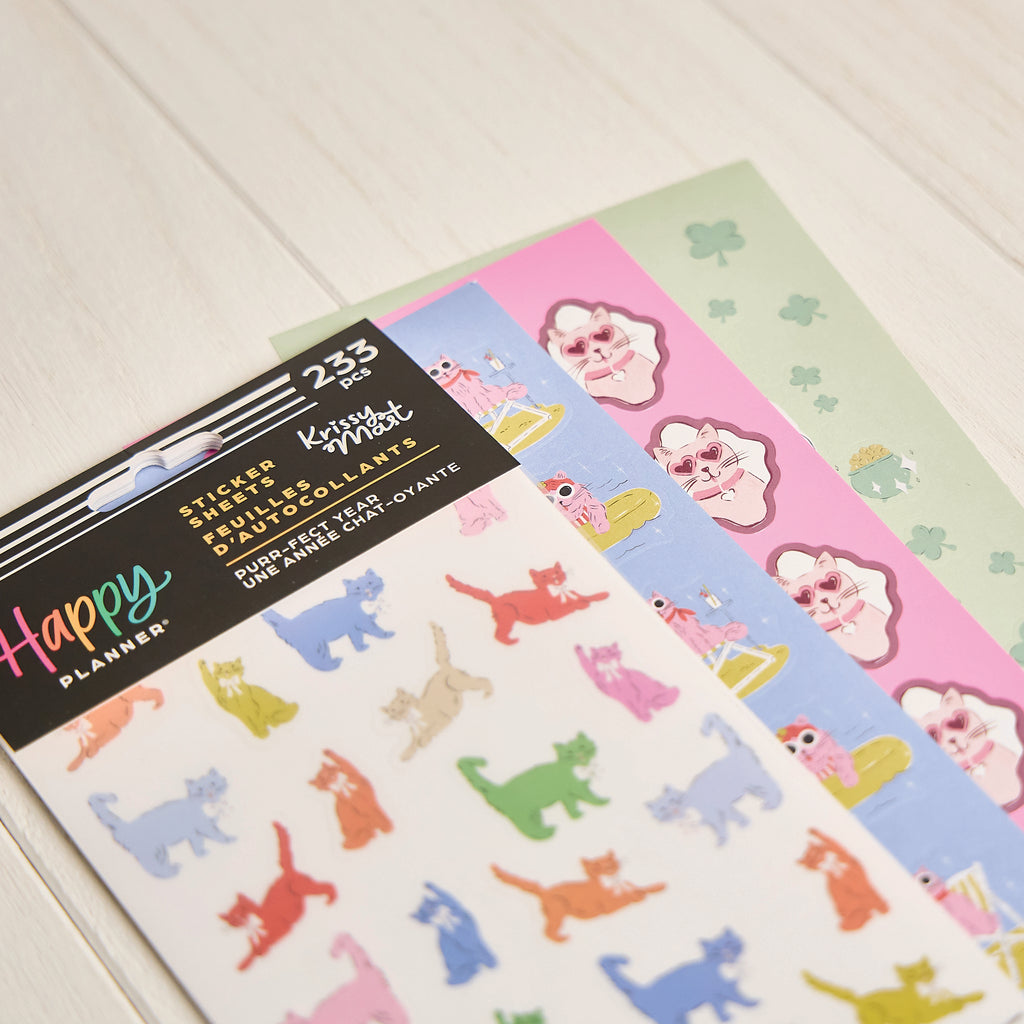 Purr-fect Year 10 Sheet Sticker Value Pack