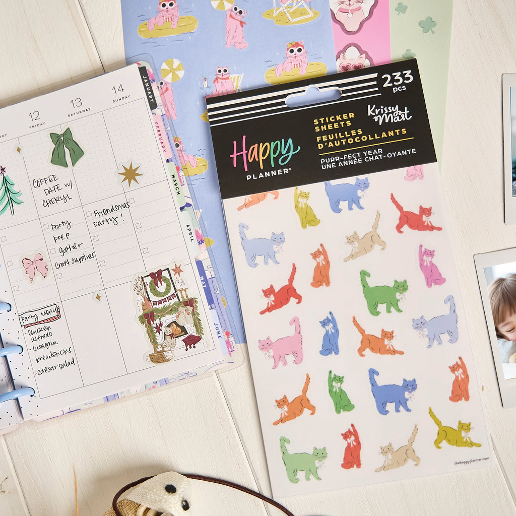 Purr-fect Year 10 Sheet Sticker Value Pack