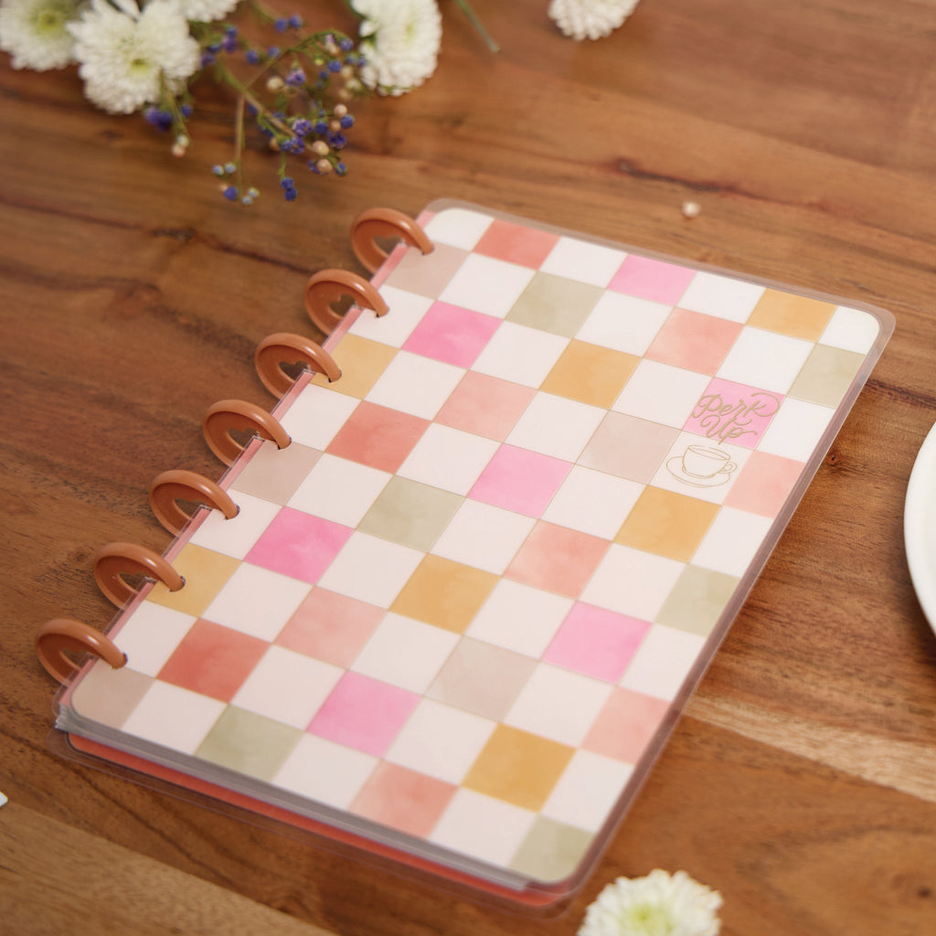 Cafecore Mini Disc Bound Notebook