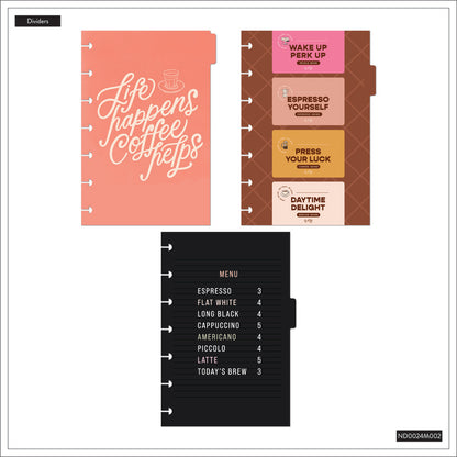 Cafecore Mini Disc Bound Notebook