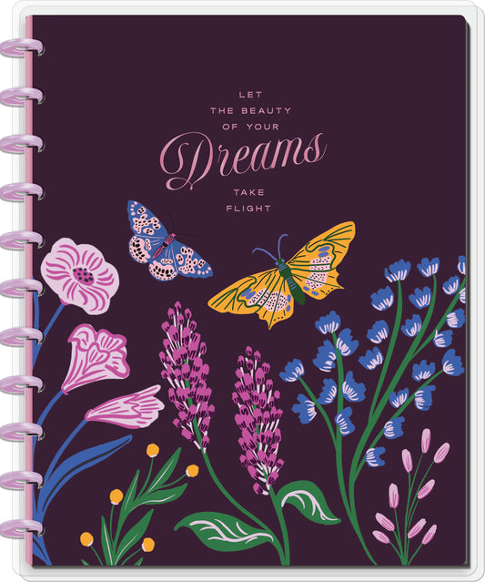 Butterfly Botanics Happy Planner Big Notebook – 60 Hojas Dotted Lined