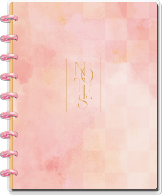 Textured Canvas Happy Planner Classic Notebook – 60 Hojas Dotted Lined