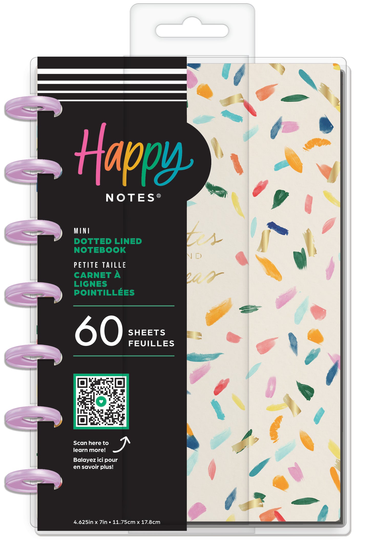 Floral Energy Happy Planner Mini Notebook – 60 Hojas Dotted Lined