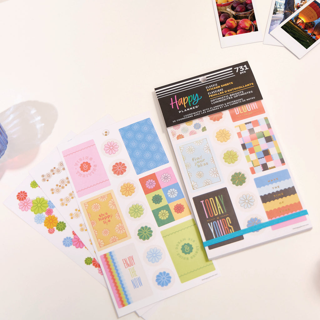 Optimistic Brights Classic 30 Sheet Sticker Value Pack