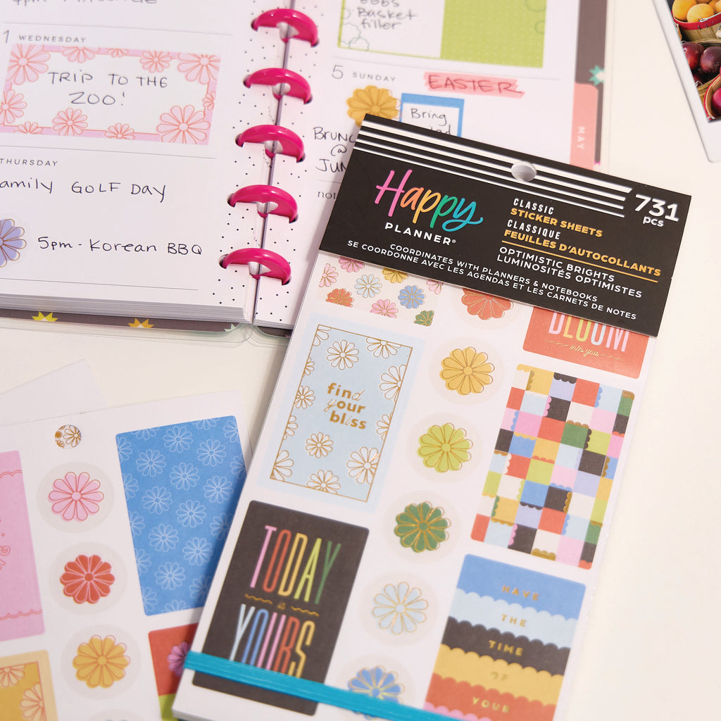 Optimistic Brights Classic 30 Sheet Sticker Value Pack