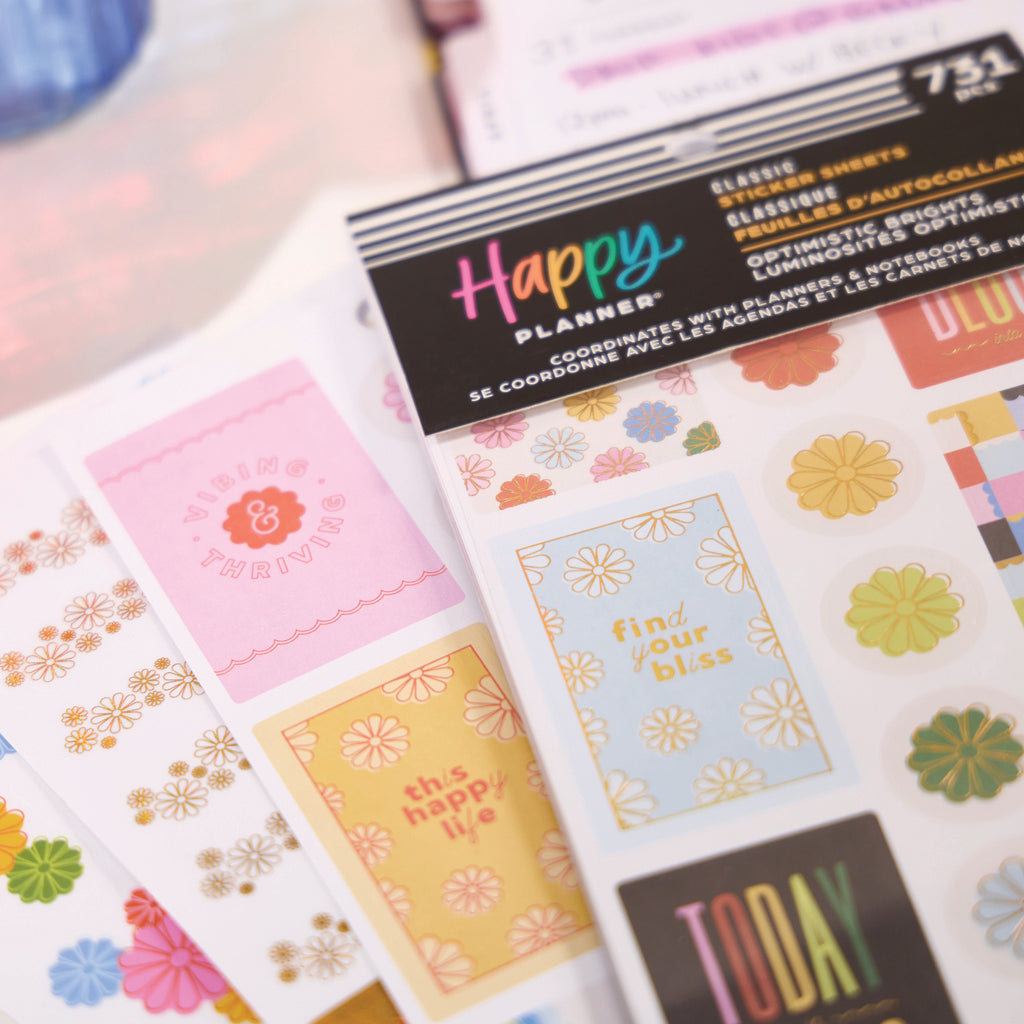 Optimistic Brights Classic 30 Sheet Sticker Value Pack