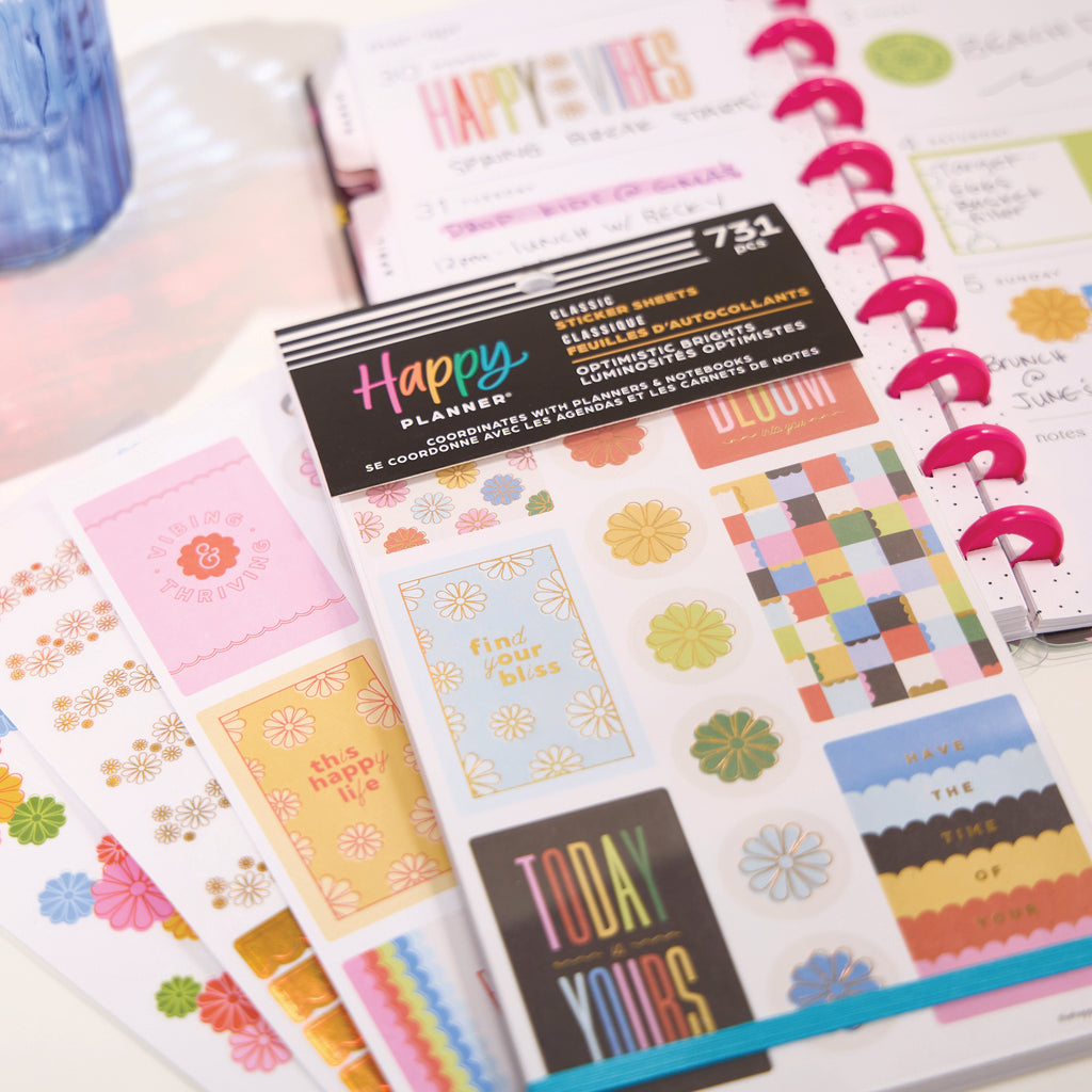 Optimistic Brights Classic 30 Sheet Sticker Value Pack