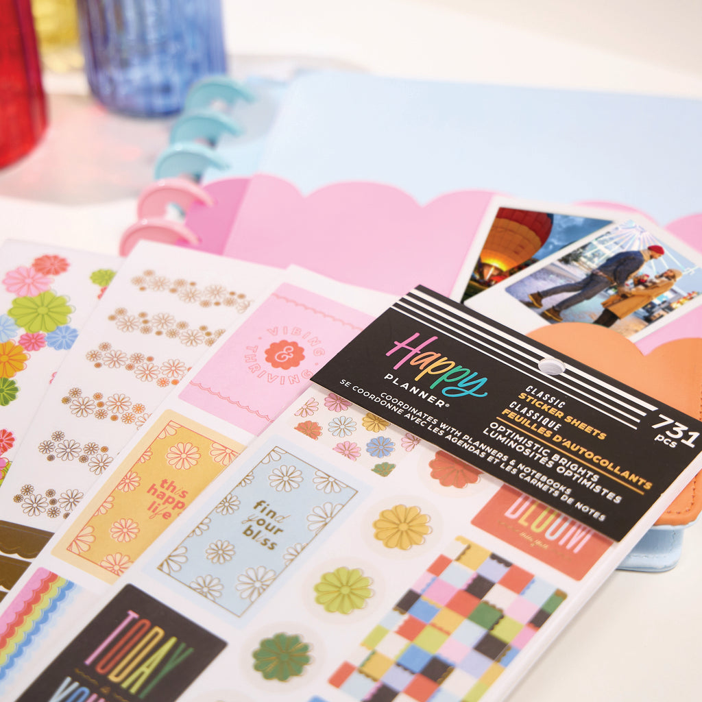 Optimistic Brights Classic 30 Sheet Sticker Value Pack