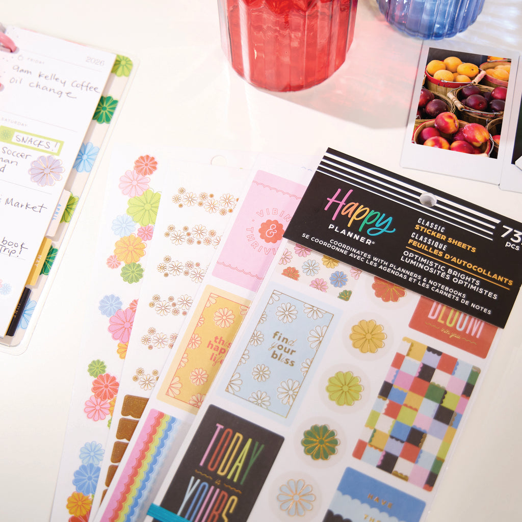 Optimistic Brights Classic 30 Sheet Sticker Value Pack