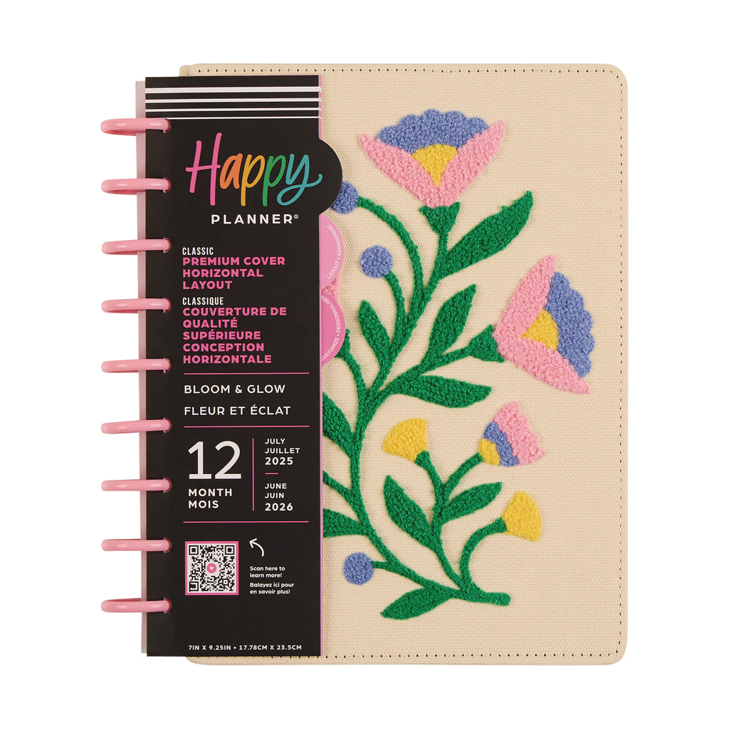 Bloom & Glow Chenille Embroidery Classic Horizontal 12 Meses