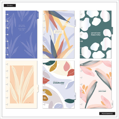 Serene Shapes Planner Dashboard Mini 12 Meses