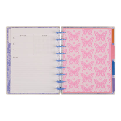 Mystic Blooms Classic Planner Horizontal 12 Meses sin Fecha