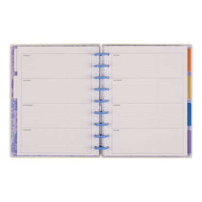 Mystic Blooms Classic Planner Horizontal 12 Meses sin Fecha
